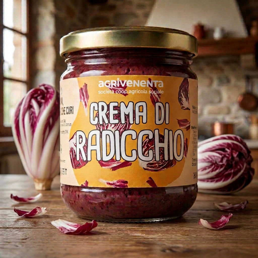 Creme af økologisk Radicchio