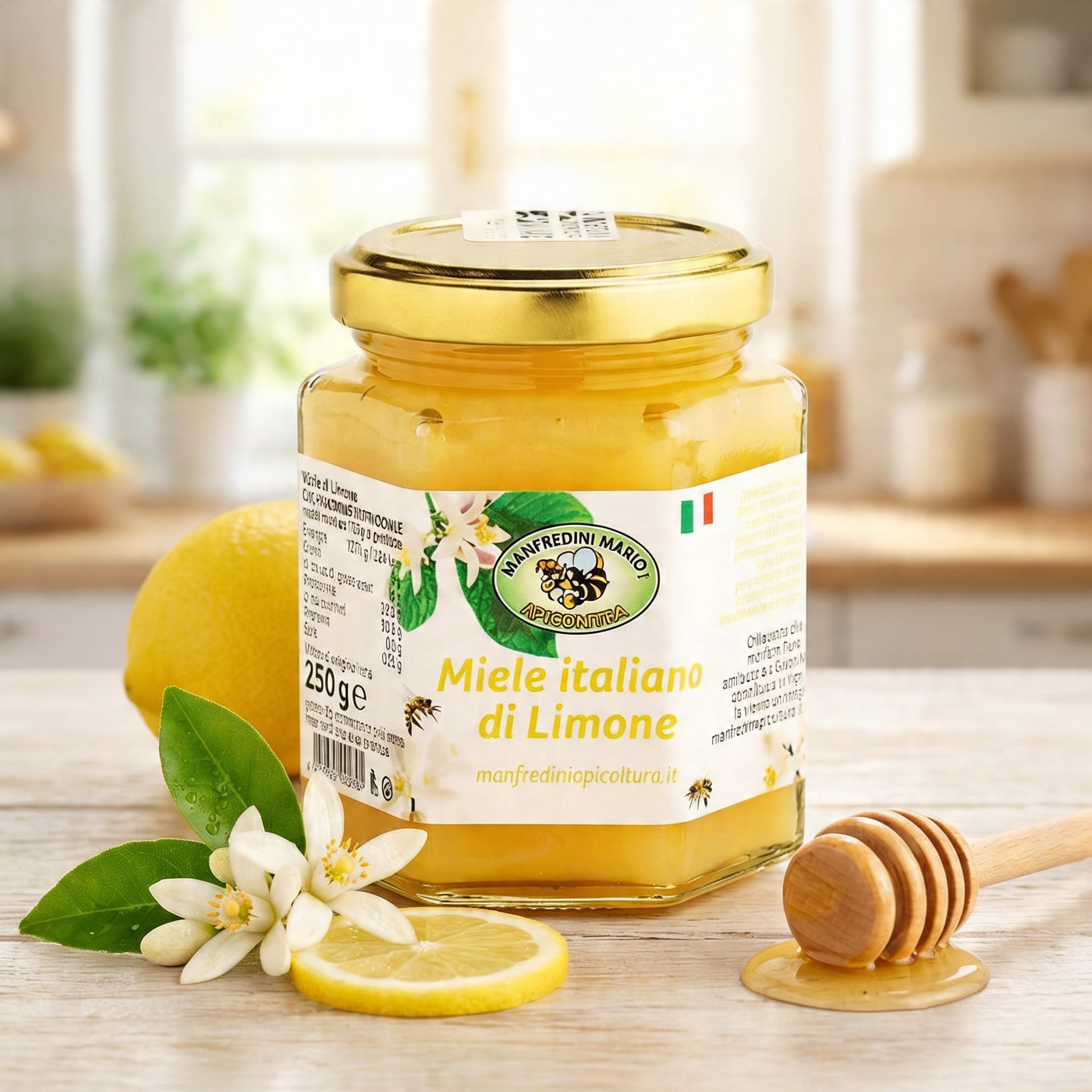 Italiensk honning "Citron"