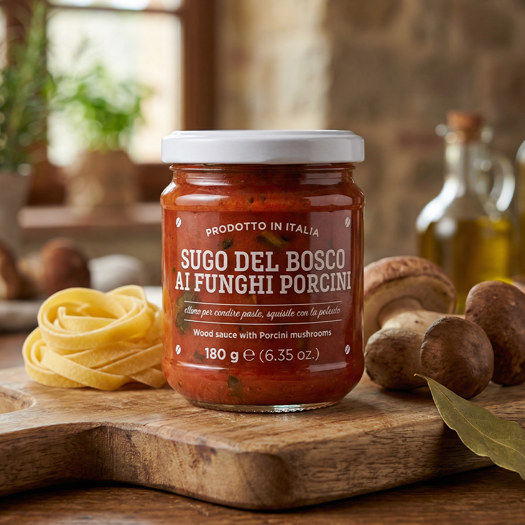 Bosco sauce med porcini svampe