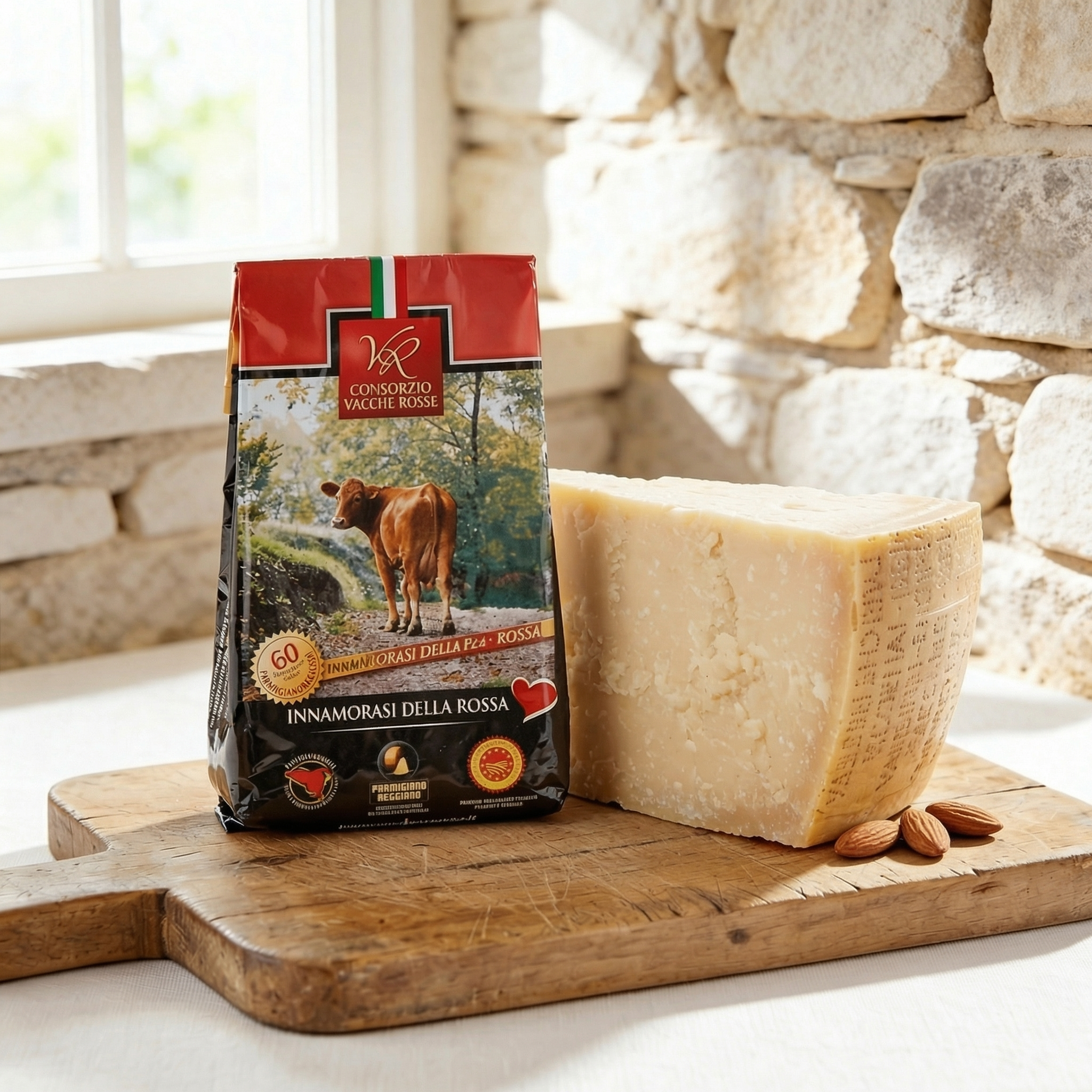 Parmigiano Reggiano DOP - Vacas Vermelhas 60 Meses