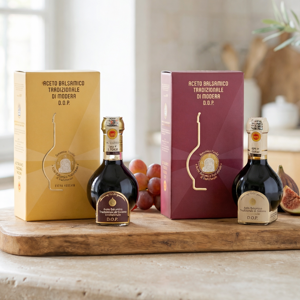 Selección de Vinagre Balsámico Tradicional de Módena DOP - "Affinato & Extravecchio"