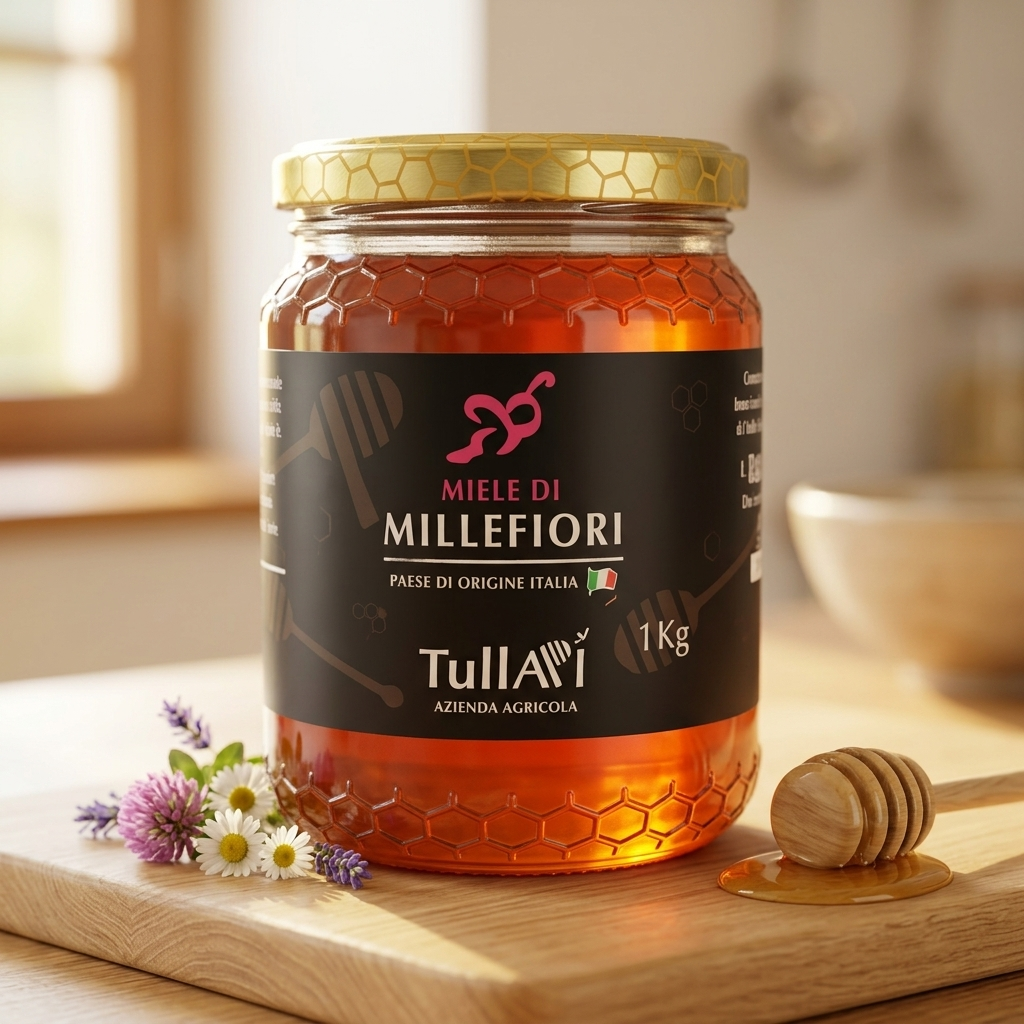 "Millefiori" almindelig honning