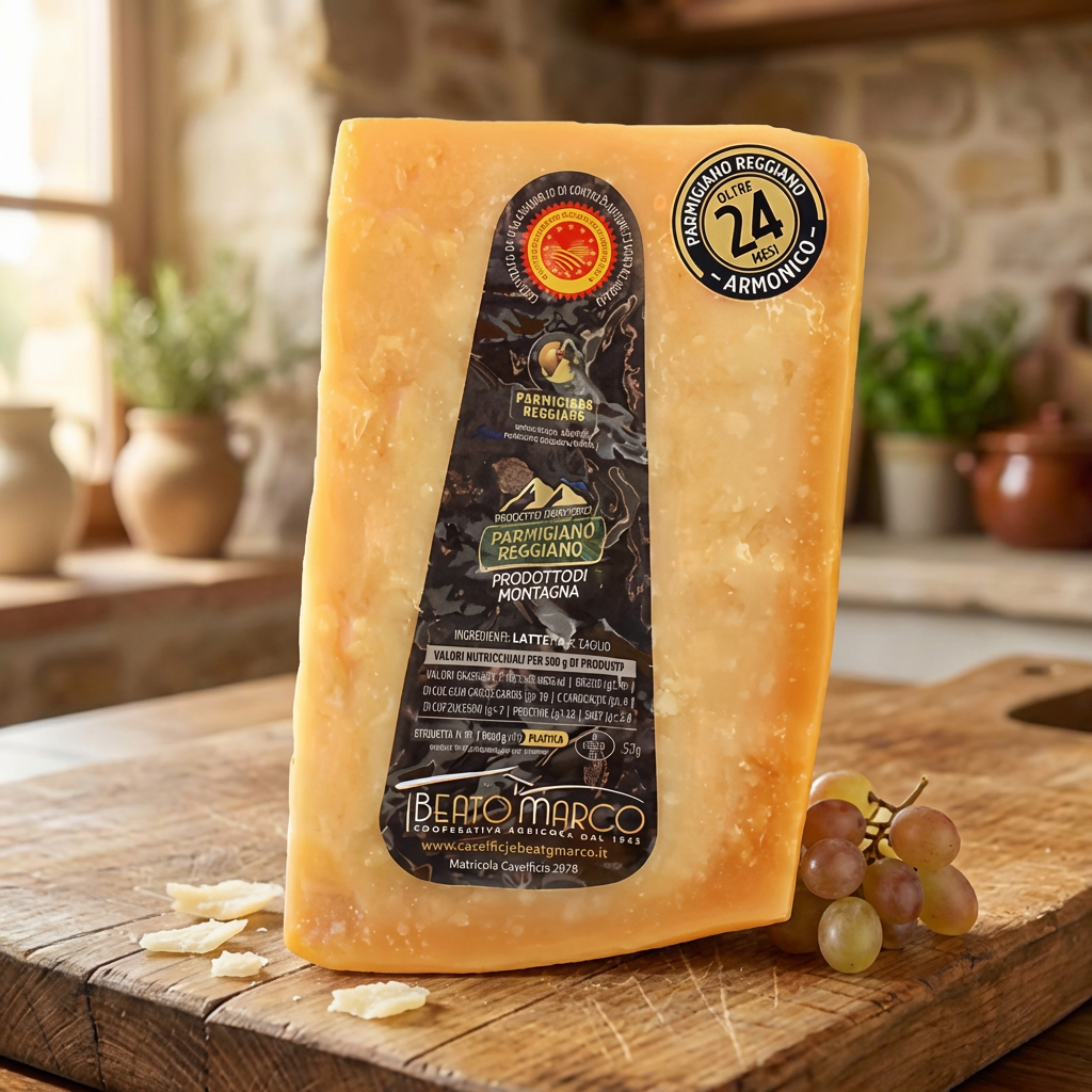 Parmigiano Reggiano DOP - berg i åldern 24 månader