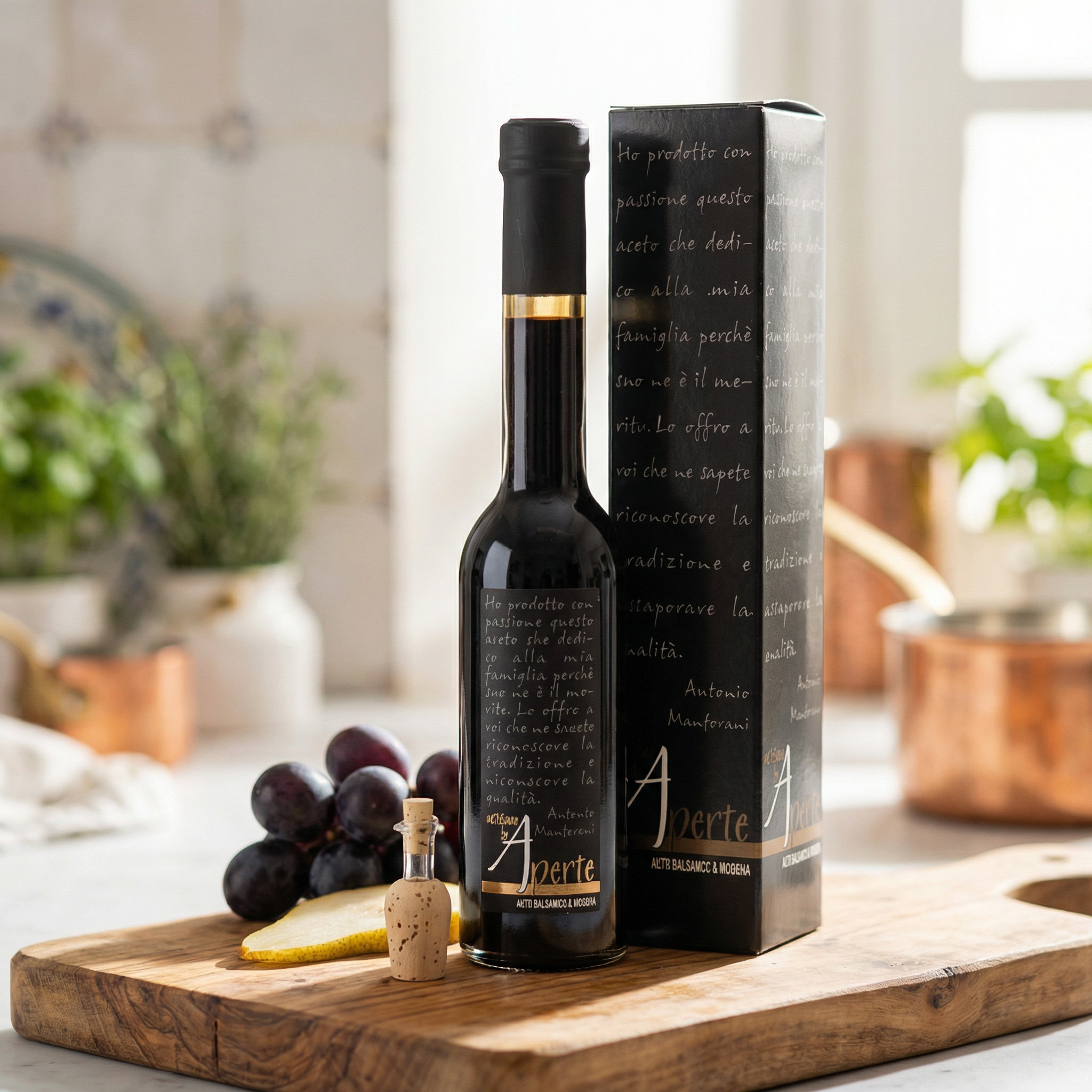 Vinaigre Balsamique de Modène IGP - "Label Noir"