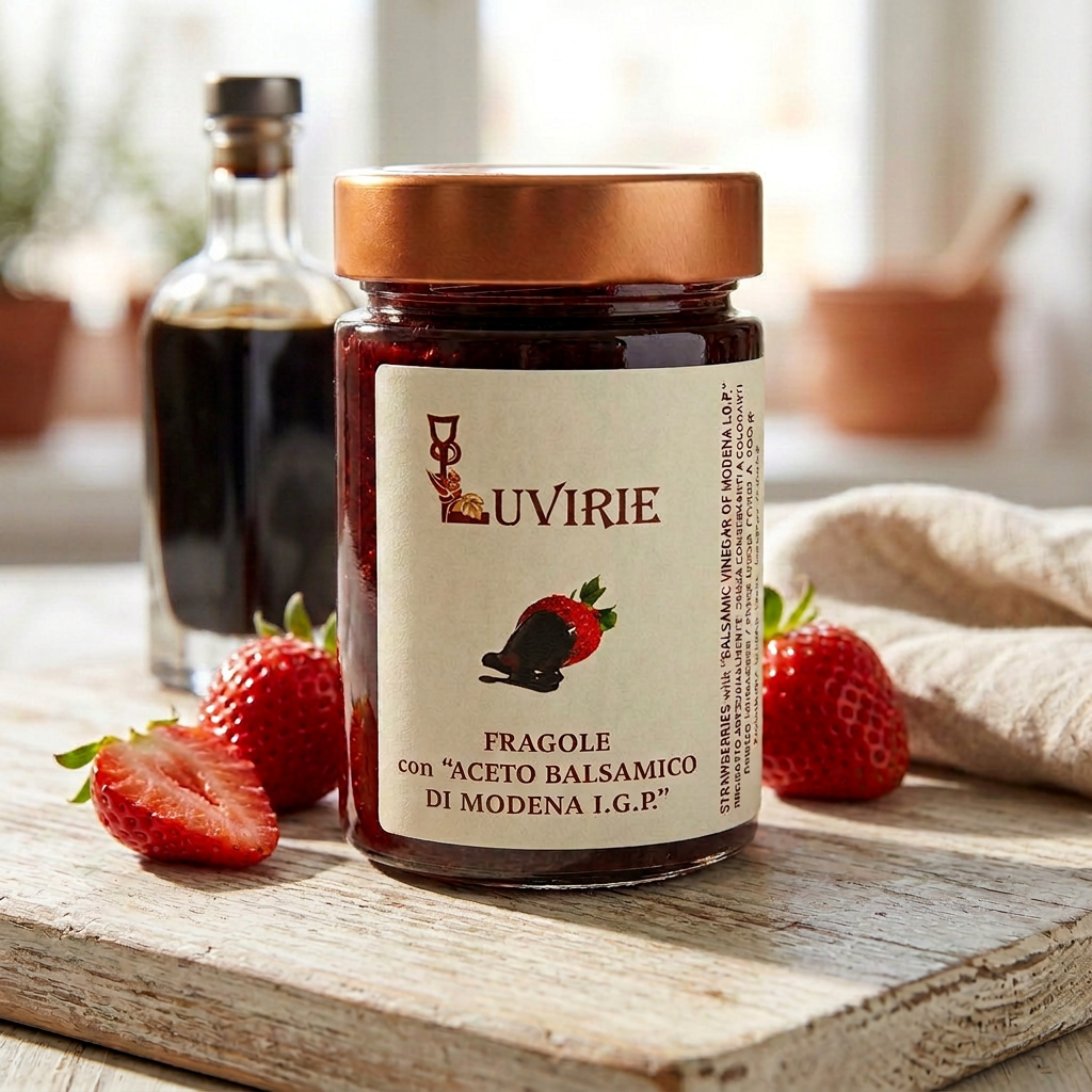 Fresas con Vinagre Balsámico de Módena IGP