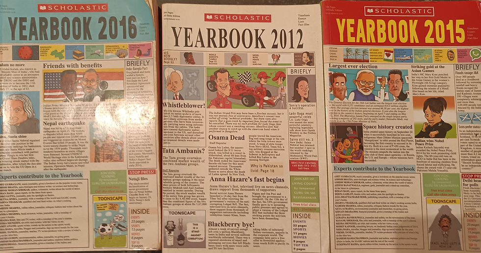 Set of 3 Scholastic Yearbook