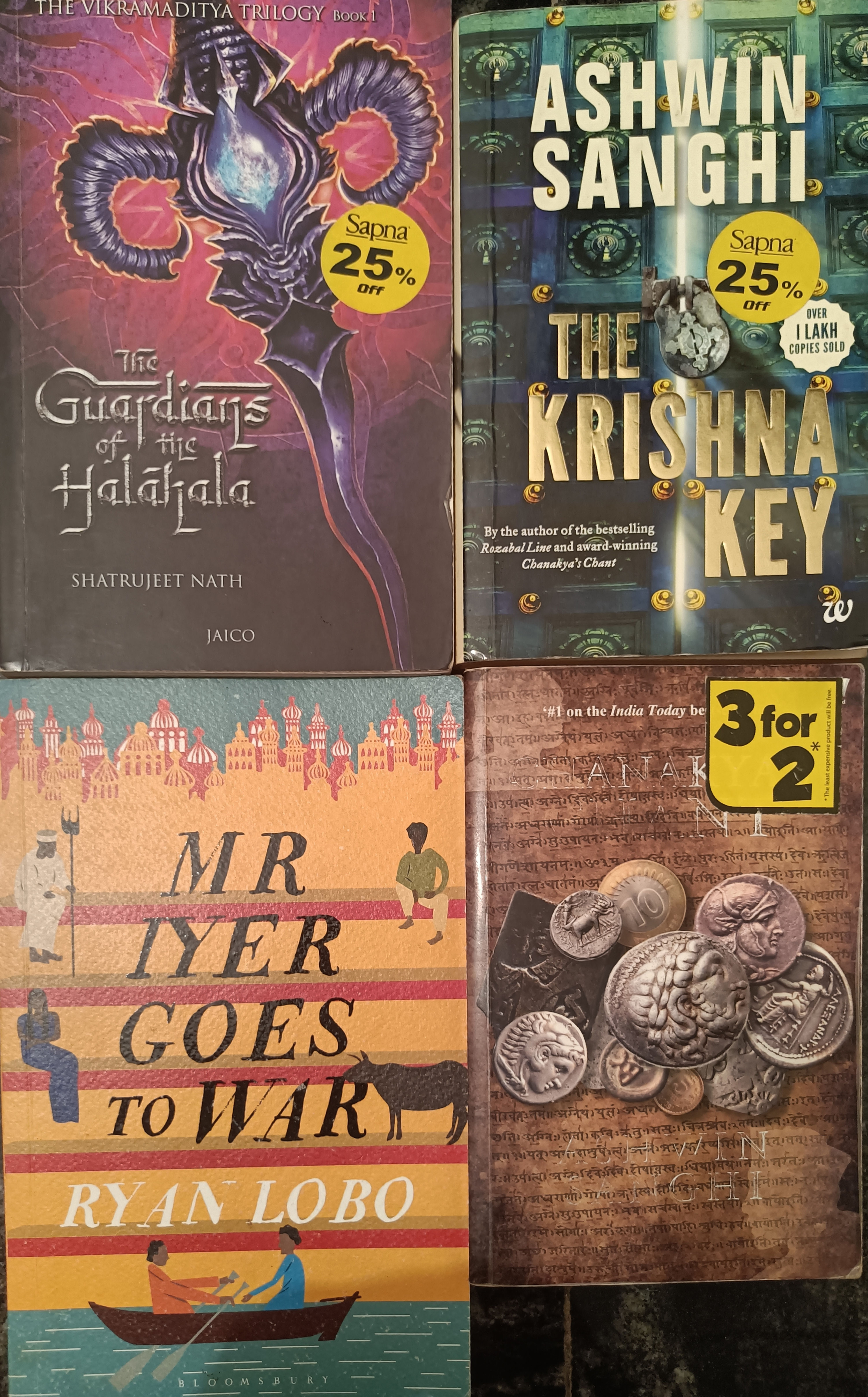 Set of 4 books on Mythological mysteries