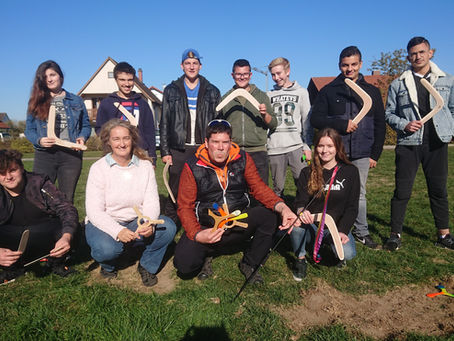 Boomerang-Test mit dem Deutschen Meister