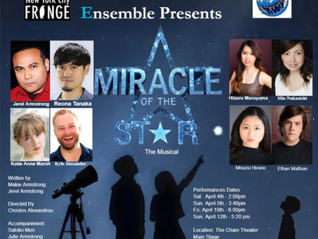 "MIRACLE OF THE STAR" is back for the 2026 NYC Fringe Festival!
