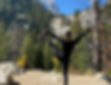 Woman Practicing Yoga in the Mountains