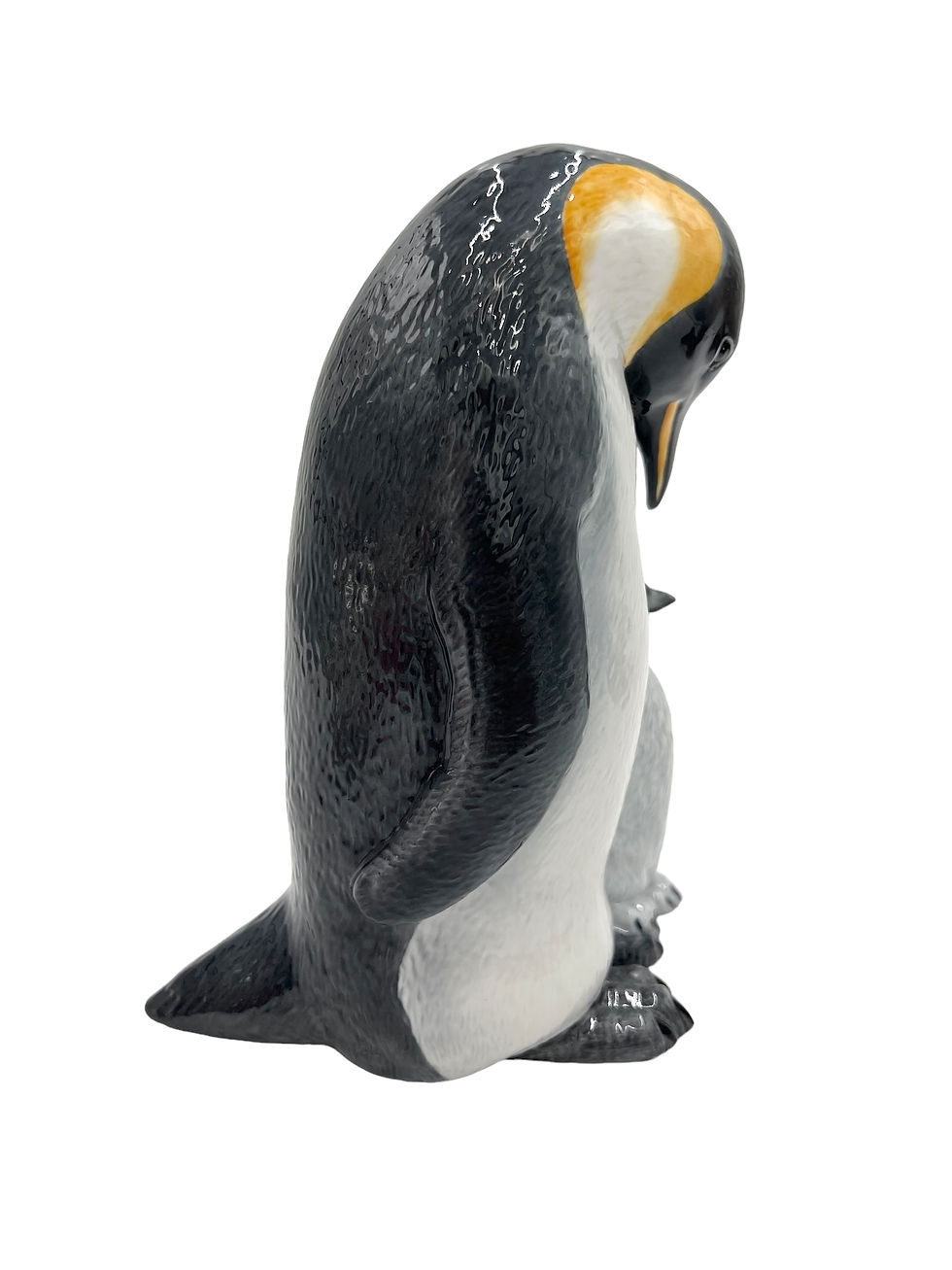 Miniaturebillede: Nr: 088 - Pingvin med unge - Royal Copenhagen RC