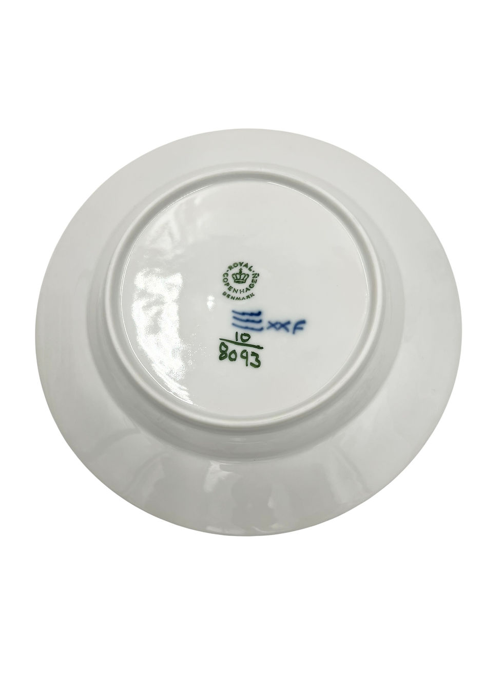 Miniaturebillede: Nr: 10/8093 - Stor kagetallerken - Blå Blomst Flettet Royal Copenhagen RC