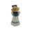 Miniaturebillede: Nr: 738 - Pige med gave - Royal Copenhagen RC