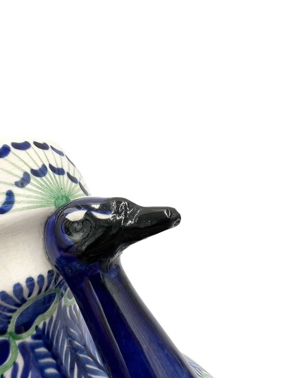 Thumbnail: Nr: 160/193 - Påfuglevase af Harald Slott-Møller - Aluminia Royal Copenhagen RC
