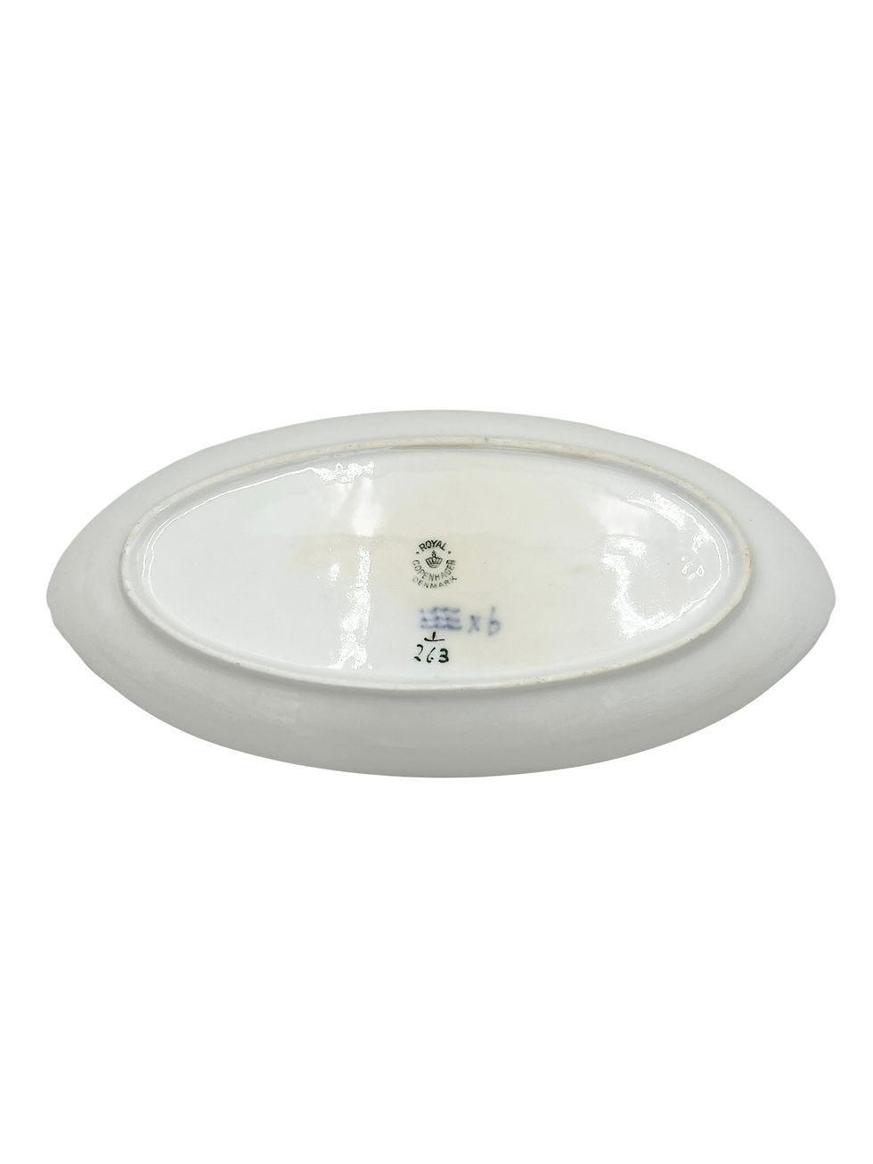Thumbnail: Nr: 1/263 - Oval Asiet - Musselmalet Royal Copenhagen RC