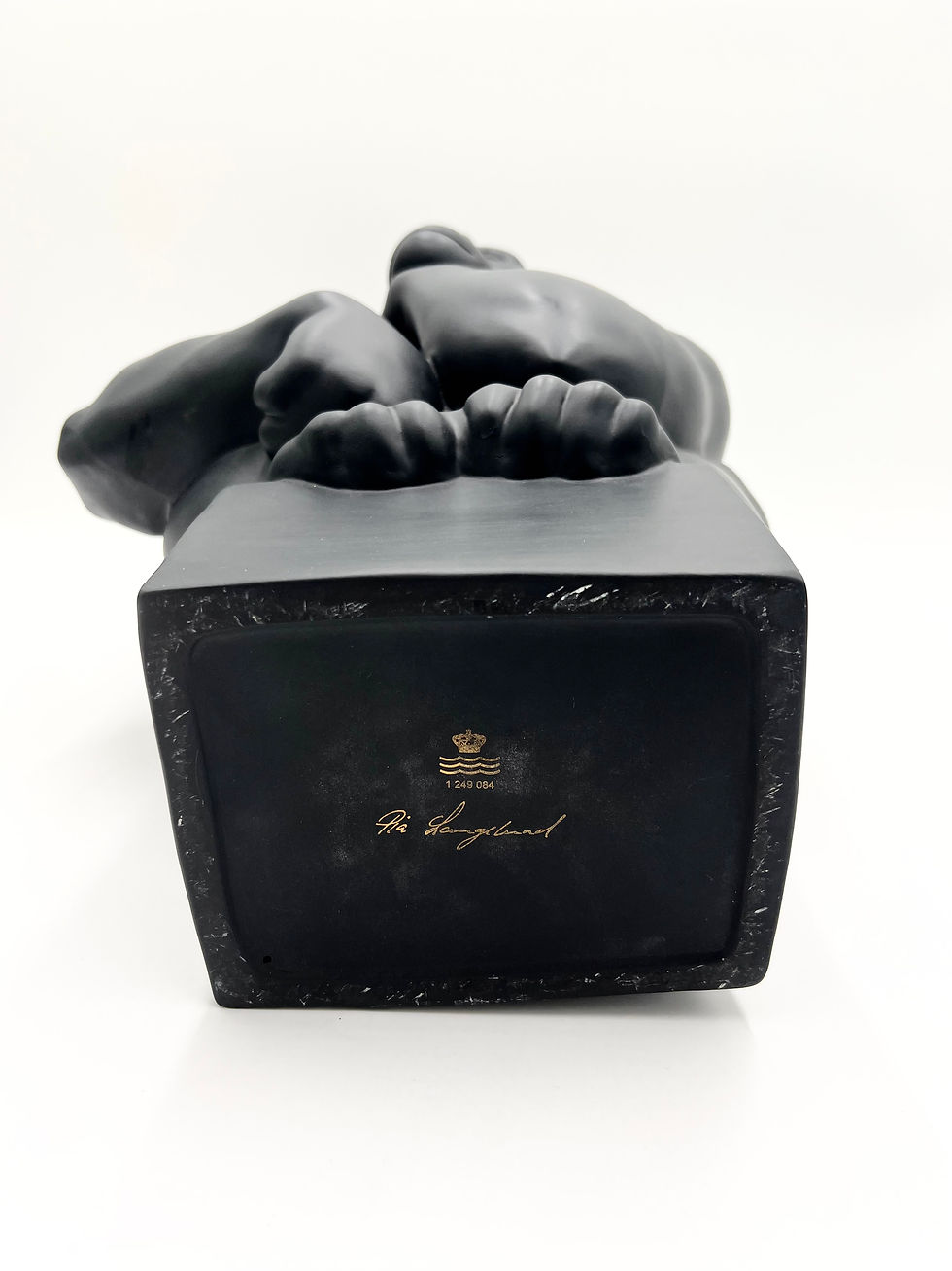 Miniaturebillede: Nr: 1249084 - Stor sort abe gorilla - Royal Copenhagen RC