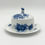 Thumbnail: Nr: 10/1503 - Smørkrukke - Blå Blomst Svejfet Royal Copenhagen RC