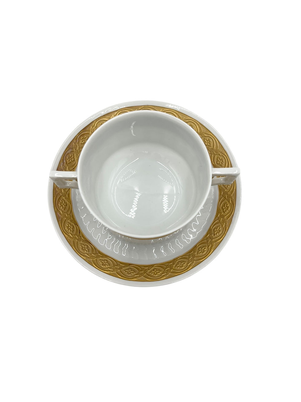 Thumbnail: Nr: 414/11552 - Bouillonkop - Guld Vifte Royal Copenhagen RC