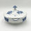 Miniaturebillede: Nr: 10/8535 - Terrin - Blå Blomst Kantet Royal Copenhagen RC