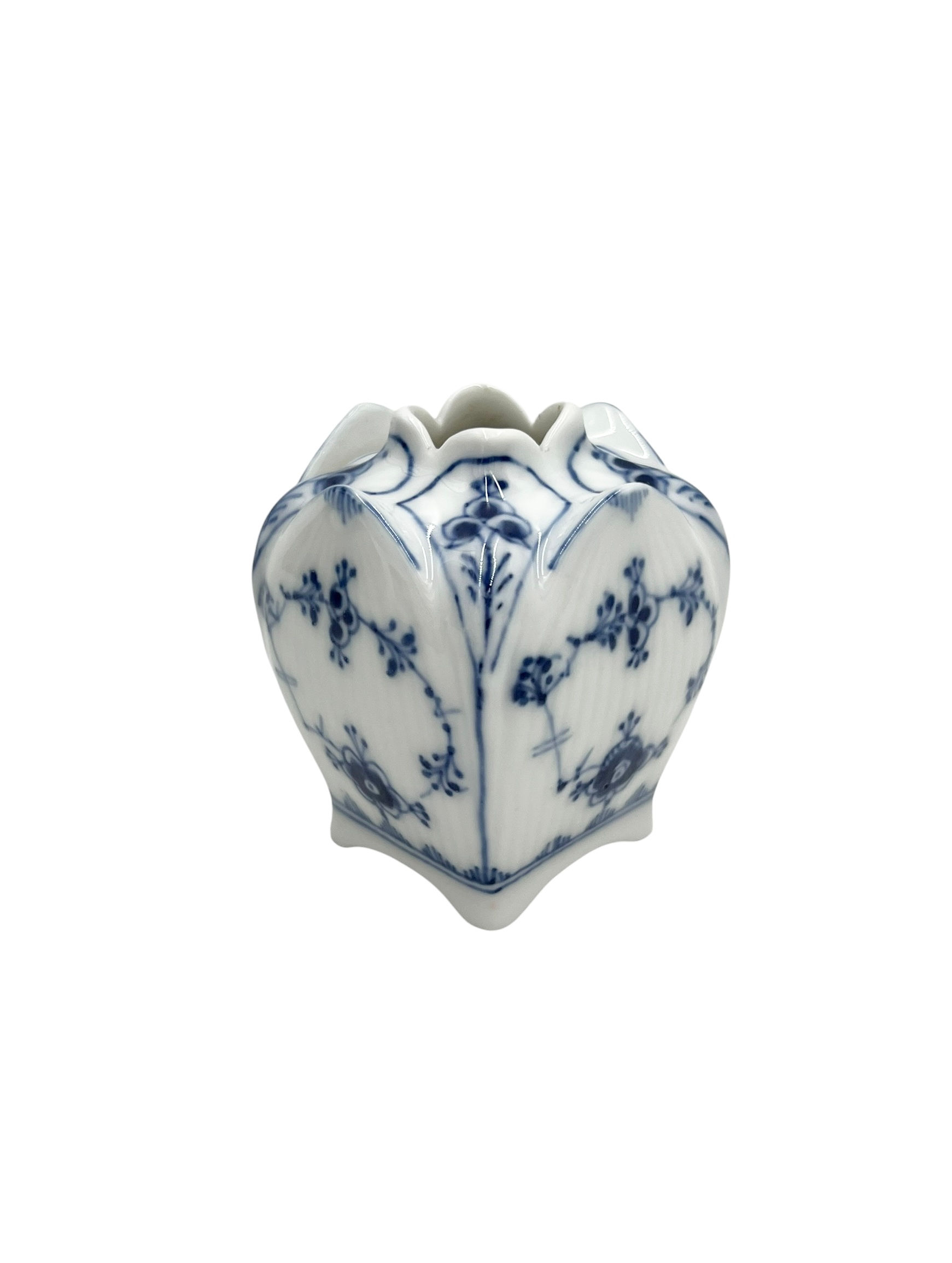 Nr: 1/495 - Sjælden Kuvertvase - Musselmalet Royal Copenhagen RC