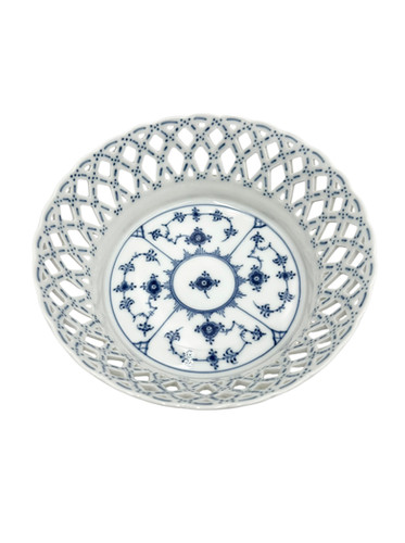 Nr: 1/1054 - Frugtskål - Helblonde Musselmalet Royal Copenhagen RC ...