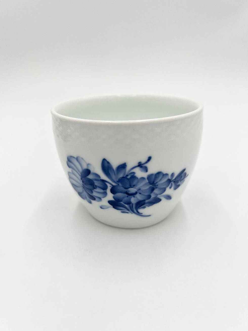 Miniaturebillede: Nr: 10/8250 - Marmeladekrukke - Blå Blomst Flettet Royal Copenhagen