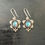 Miniaturebillede: Øreringe - Sølv 925s - ​​​​​​​Moonlight Blossom Moonstone Georg Jensen GJ