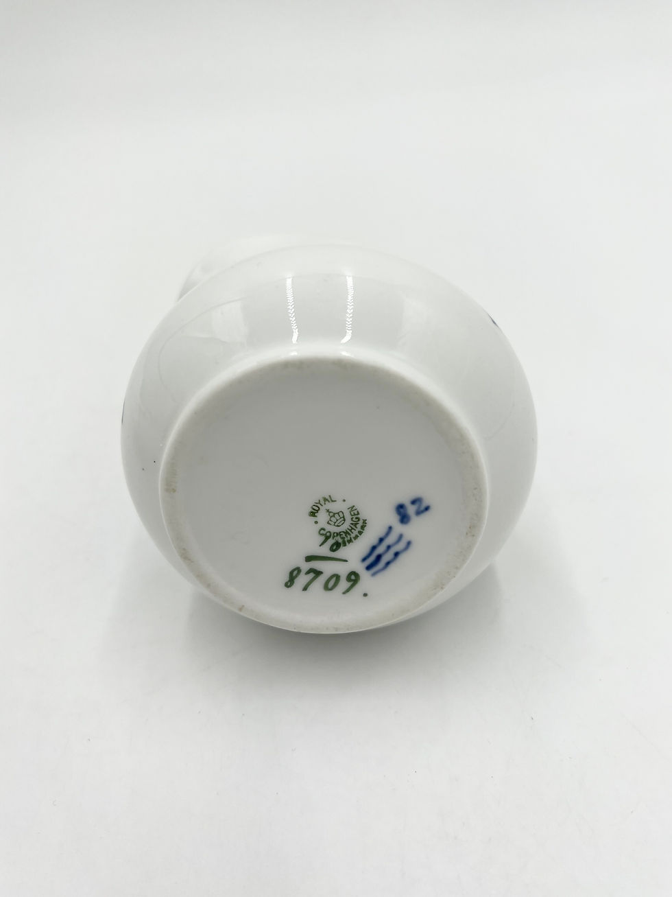 Miniaturebillede: Nr: 10/8709 - Sjælden kande - Blå Blomst Flettet Royal Copenhagen RC