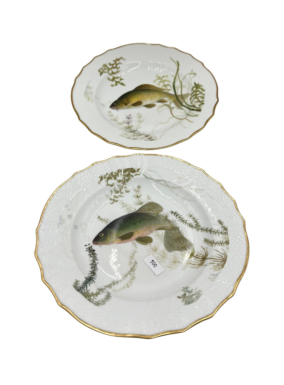 Miniaturebillede: Nr: 21/1621 - Stor fiske middagstallerken - Royal Copenhagen RC