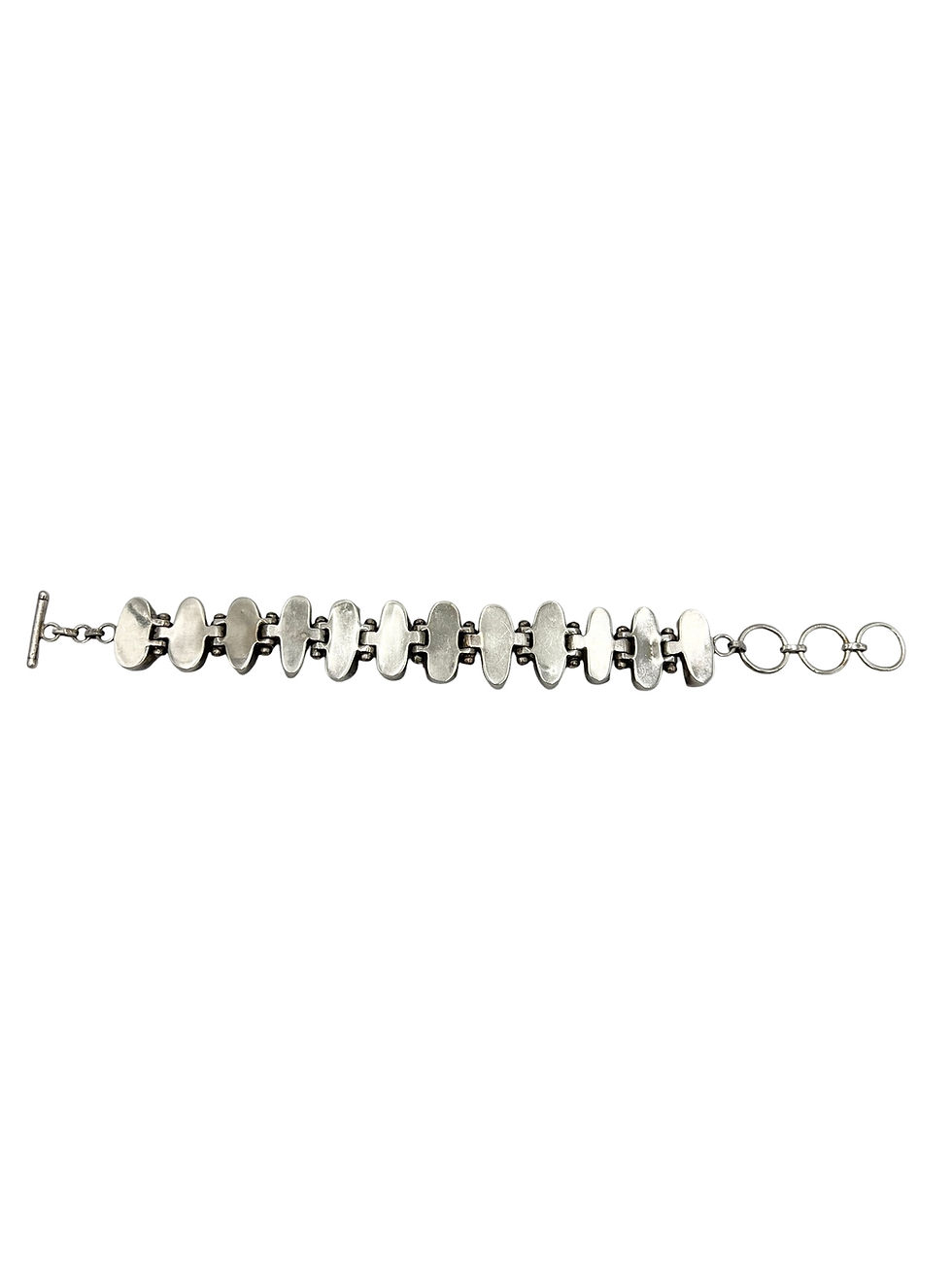 Miniaturebillede: Armbånd med Sterling Sølv og Biwa perler