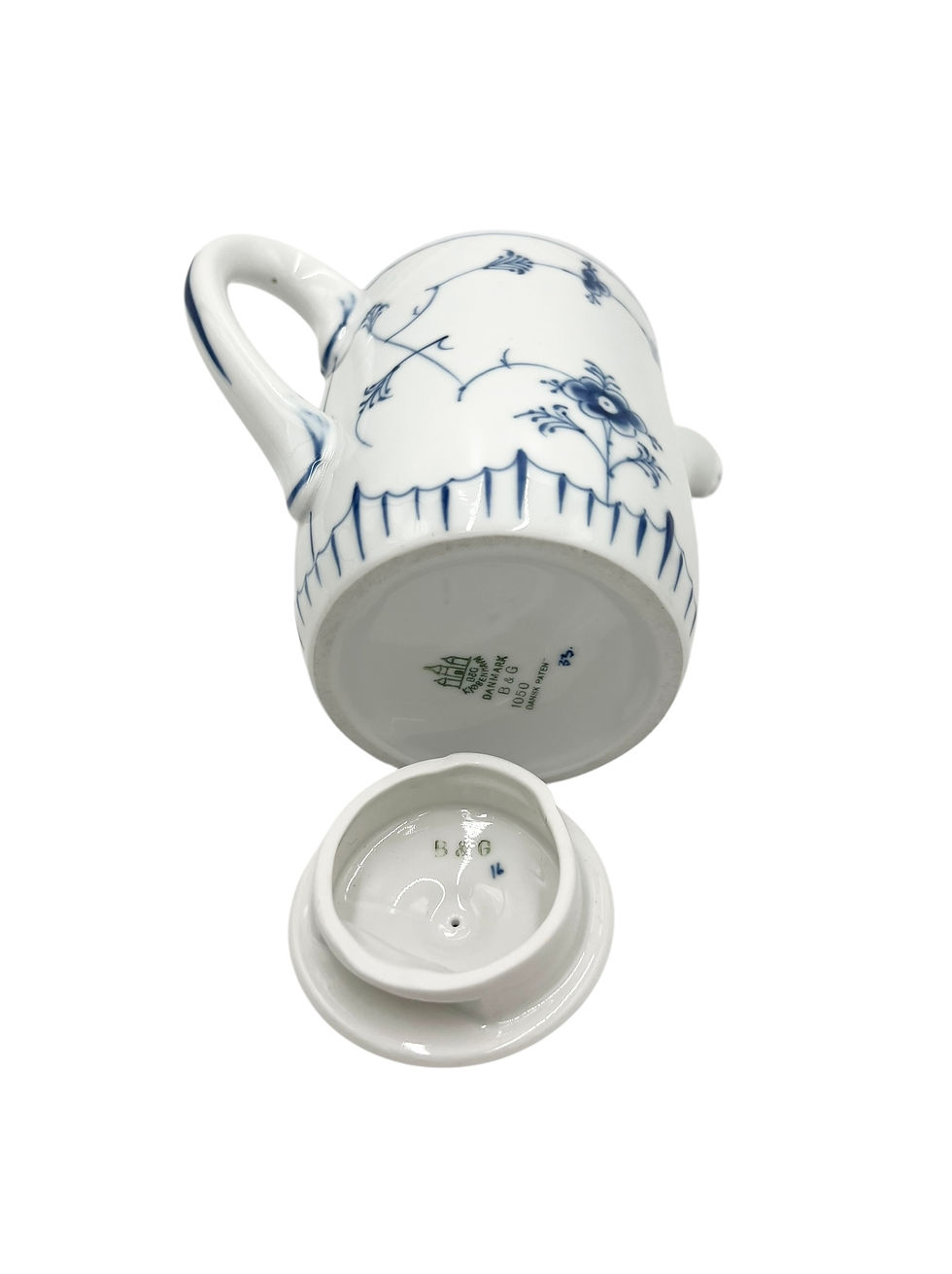 Miniaturebillede: Nr: 1050 - Kande - Blåmalet Bing og Grøndahl B&G