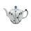 Miniaturebillede: Nr: 1/256 - Sjælden lille Tekande - Musselmalet Royal Copenhagen RC