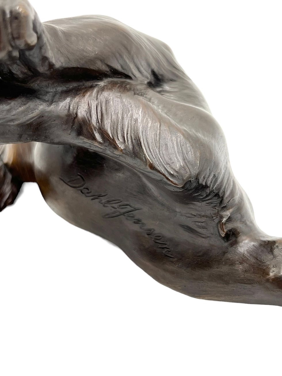 Miniaturebillede: Nr: 1018 - Orangutang i bronze - Dahl Jensen