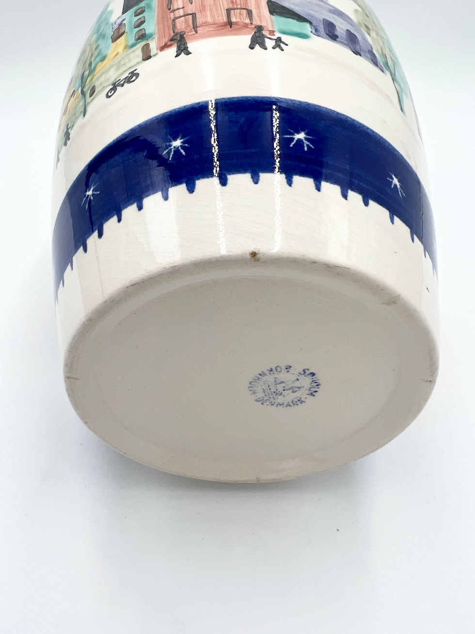 Miniaturebillede: Stor vase med huse - Søholm