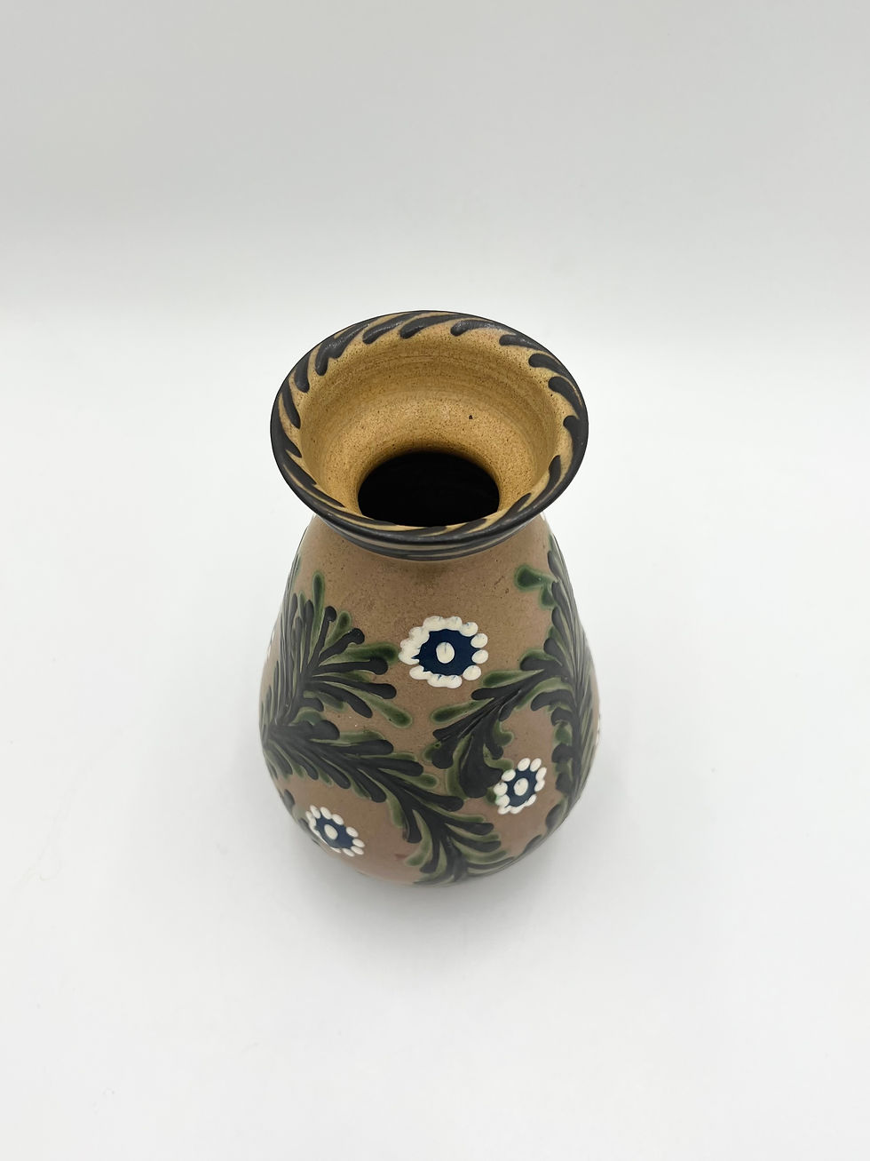 Thumbnail: Vase med blomster - Kähler keramik