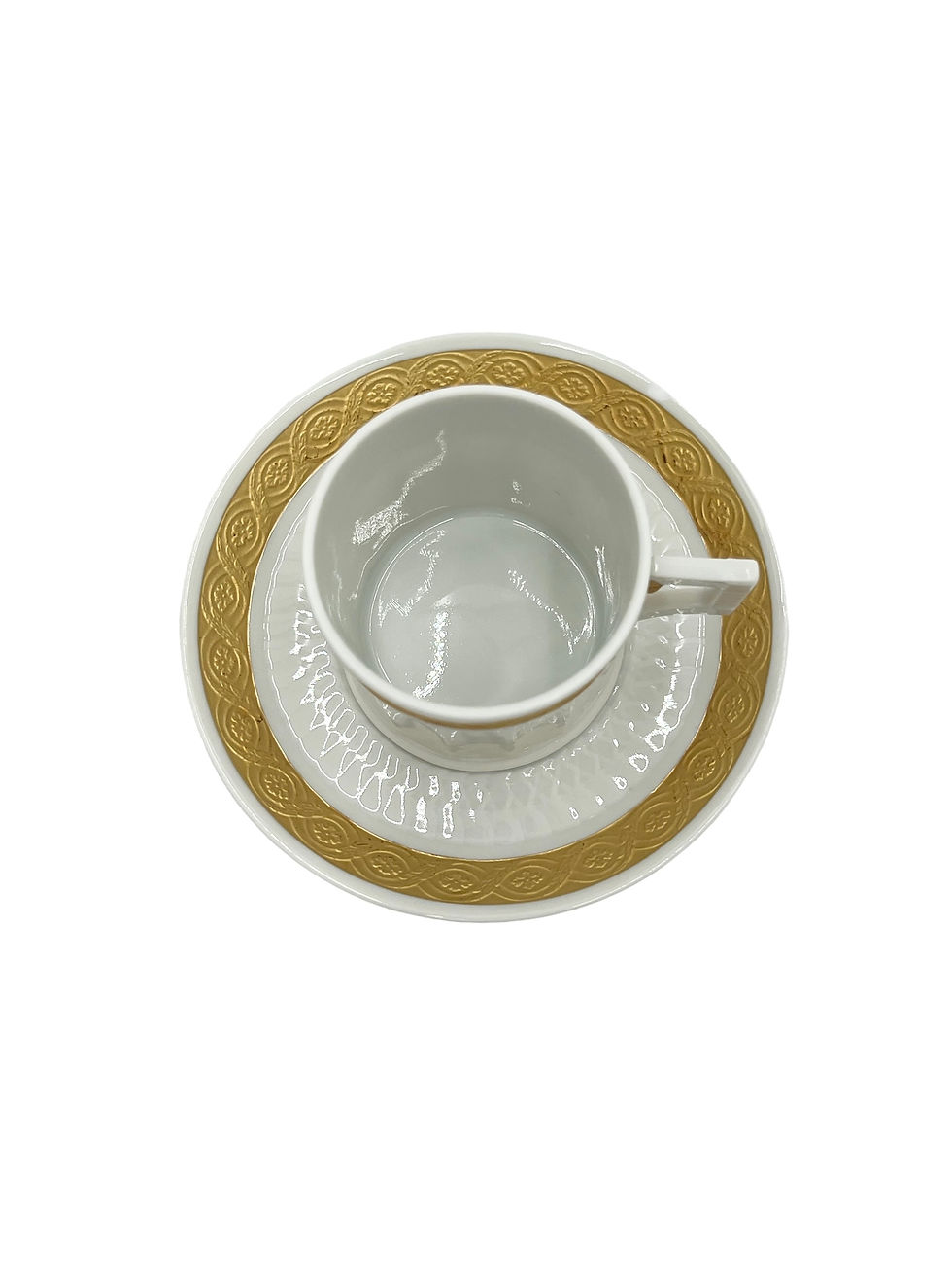 Thumbnail: Nr: 414/11548 - Espresso Kop - Guld Vifte Royal Copenhagen RC