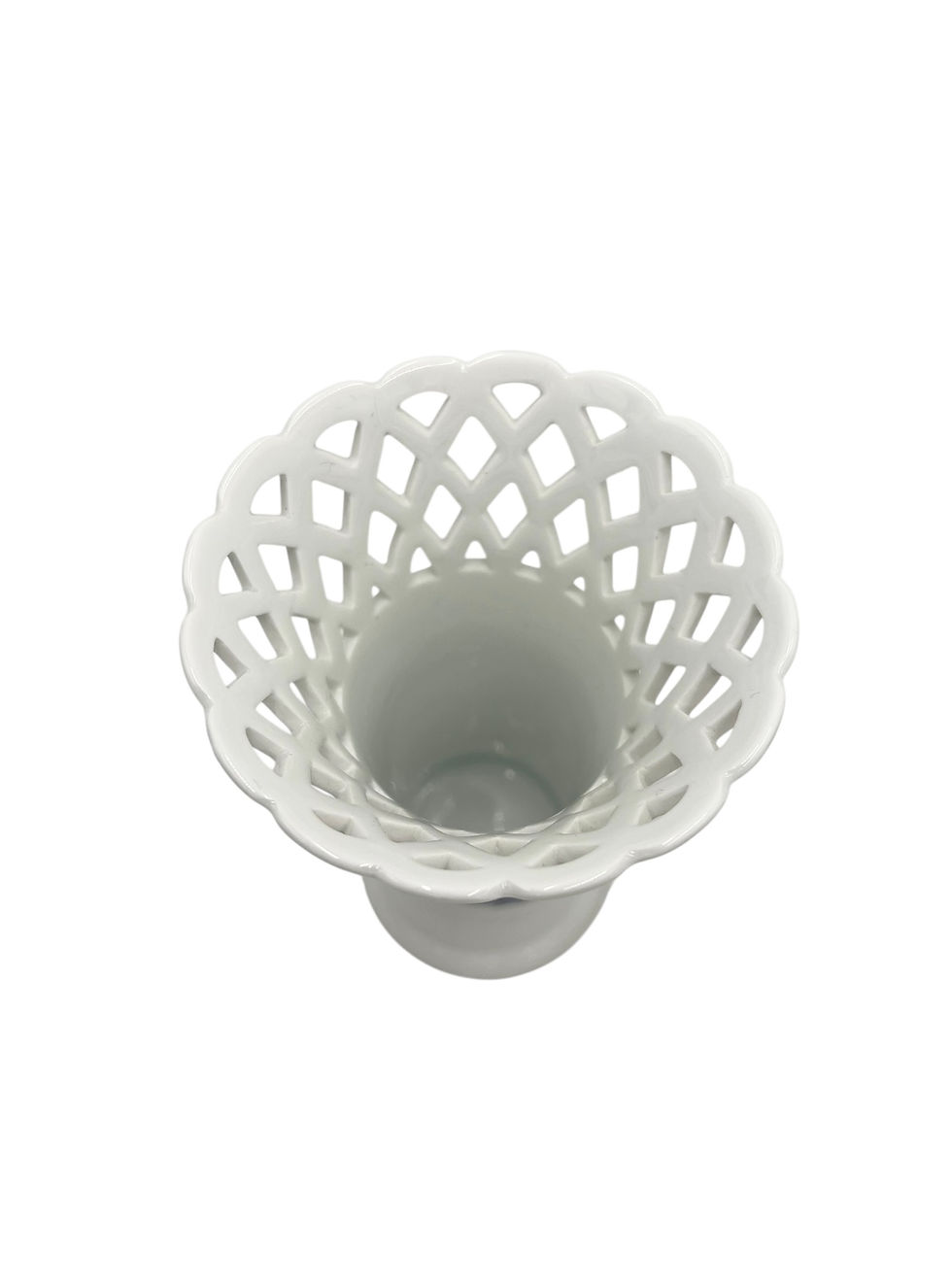 Miniaturebillede: Nr: 10/8235 - Vase - Blå Blomst Flettet Royal Copenhagen RC