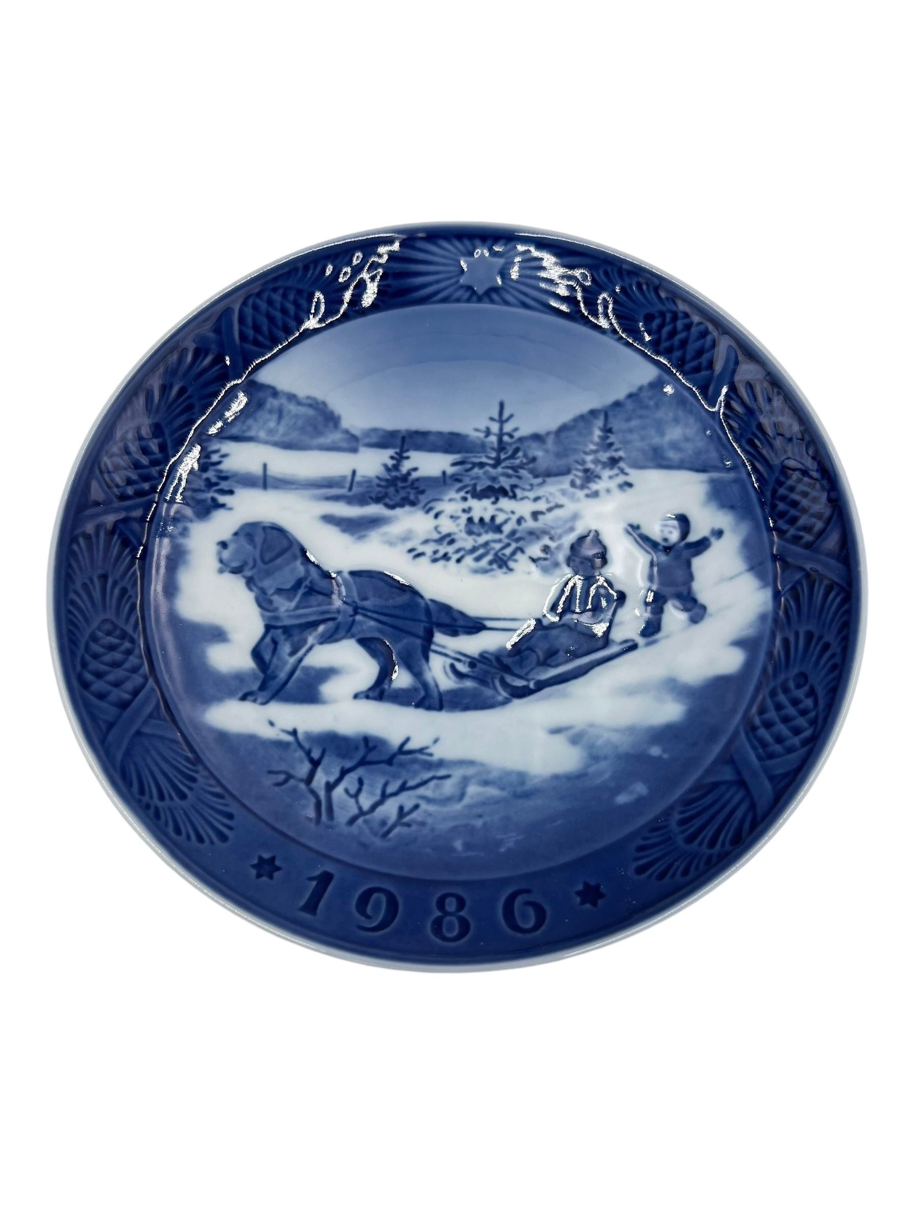 Nr: 1986 - Juleplatte - Royal Copenhagen RC