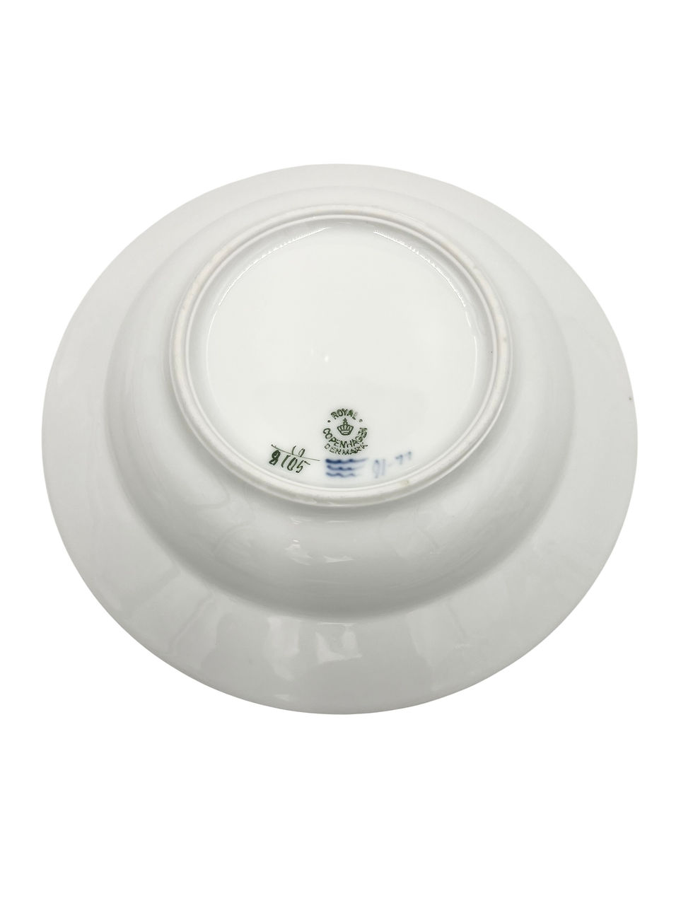 Miniaturebillede: Nr: 10/8105 - Dyb tallerken - Blå Blomst Flettet Royal Copenhagen RC