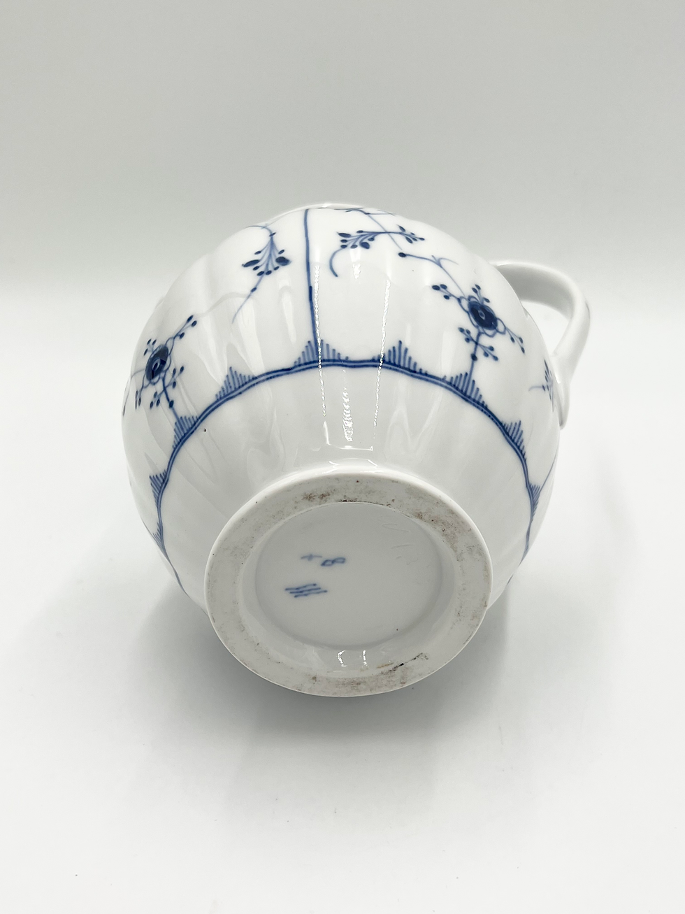 Miniaturebillede: Sjælden Punchekande - Musselmalet Royal Copenhagen RC