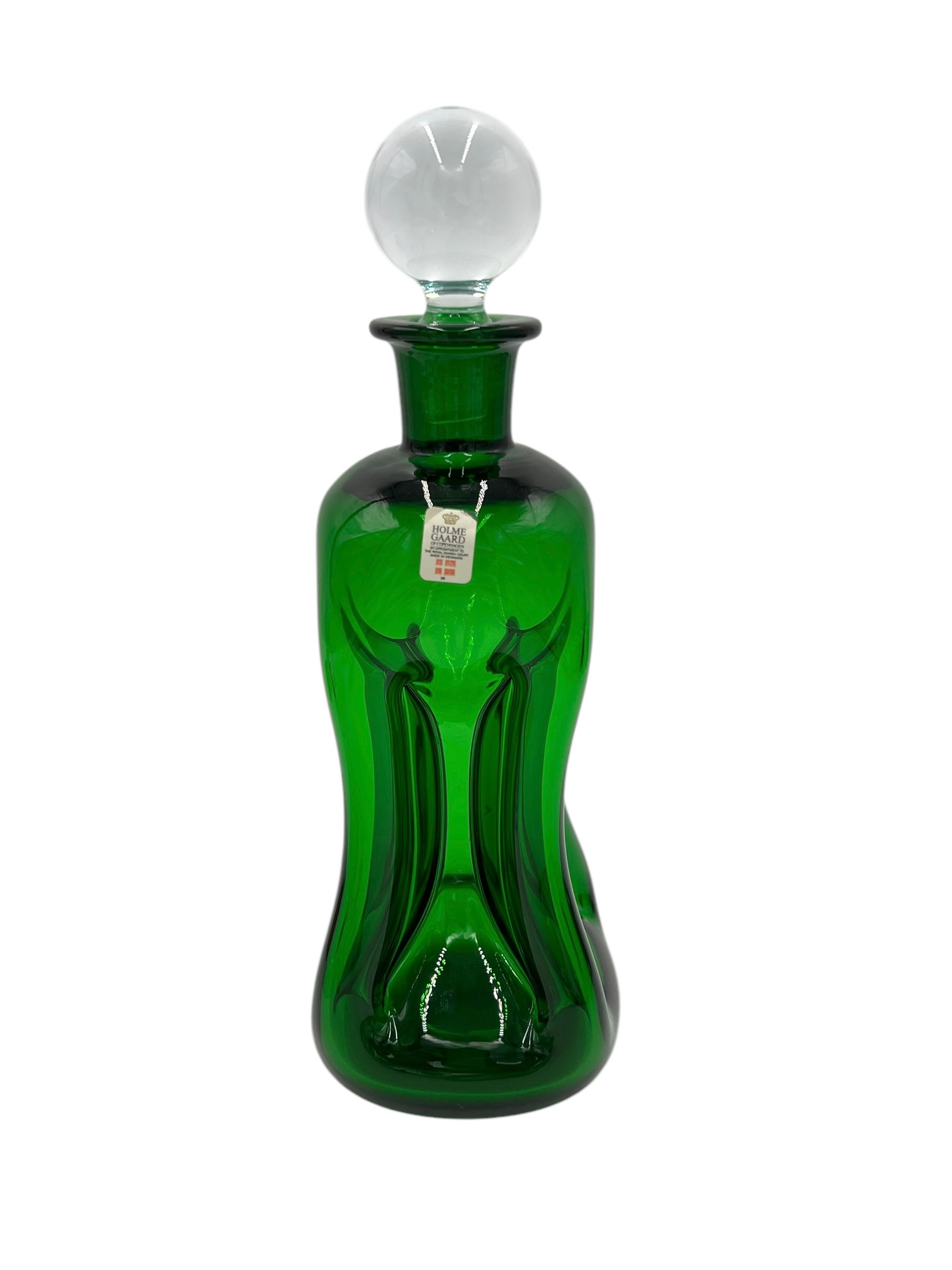 Holmegaard - Klukflaske grøn