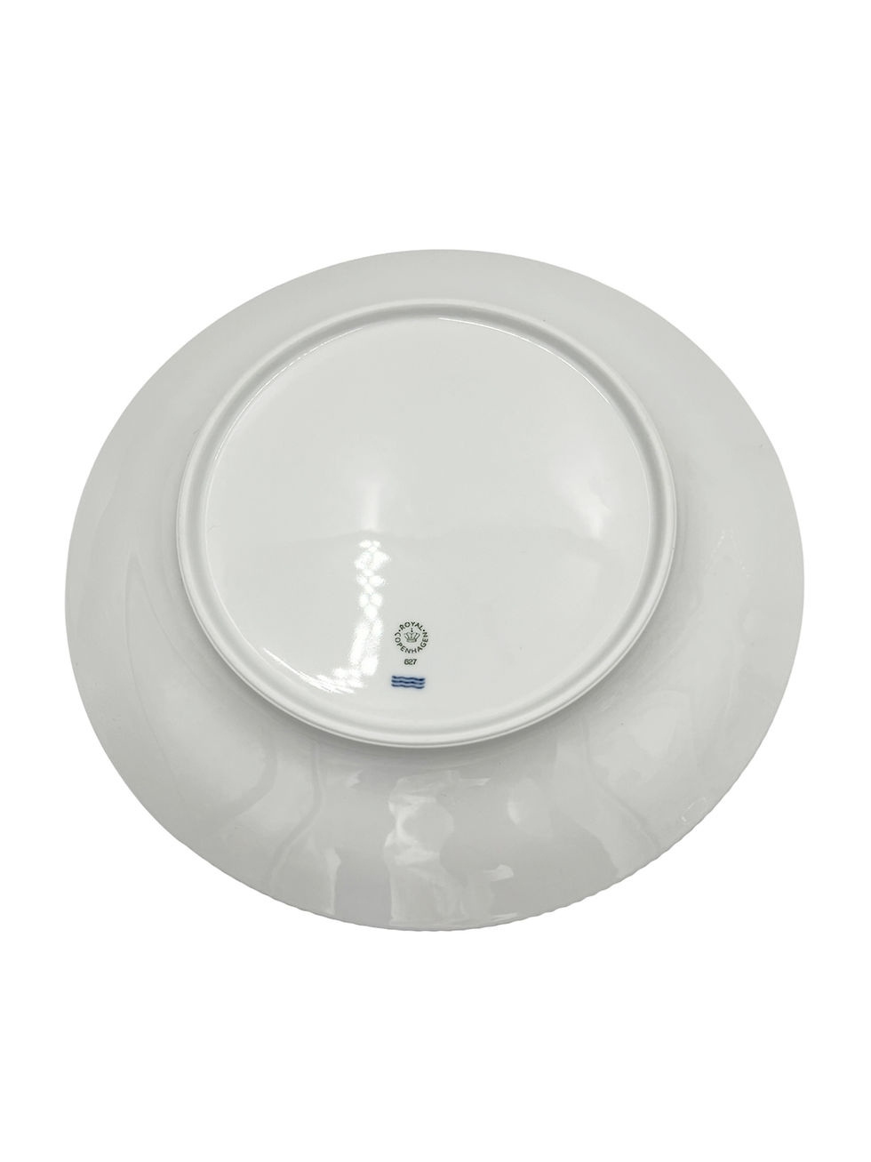 Miniaturebillede: Nr: 627 - Middagstallerken - Hvid Elements Royal Copenhagen RC