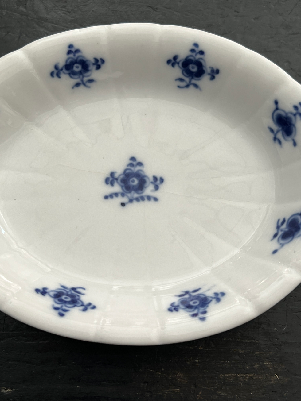 Miniaturebillede: Nr: 1/1917 - Sjælden Sæbeskål - Musselmalet Royal Copenhagen RC