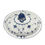 Miniaturebillede: Nr: 1/280 - Sjælden Oval skål med låg - Musselmalet Royal Copenhagen RC