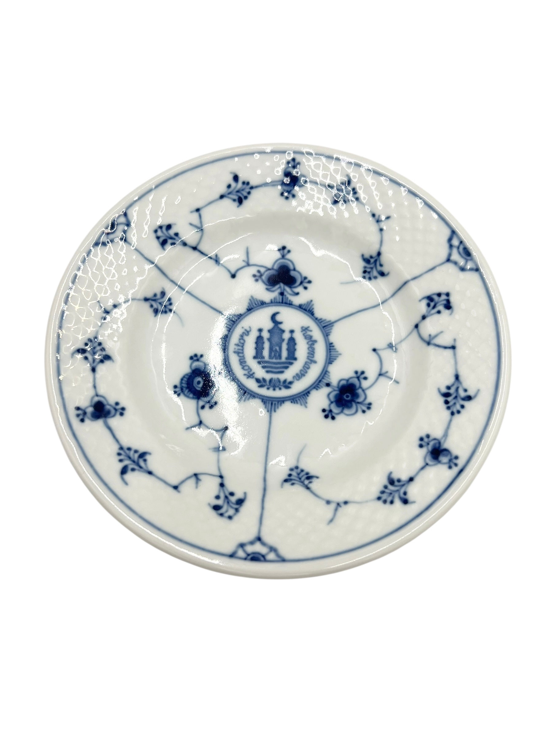 Nr: 700 / 1002 - Kagetallerken - Blåmalet Bing og Grøndahl B&G