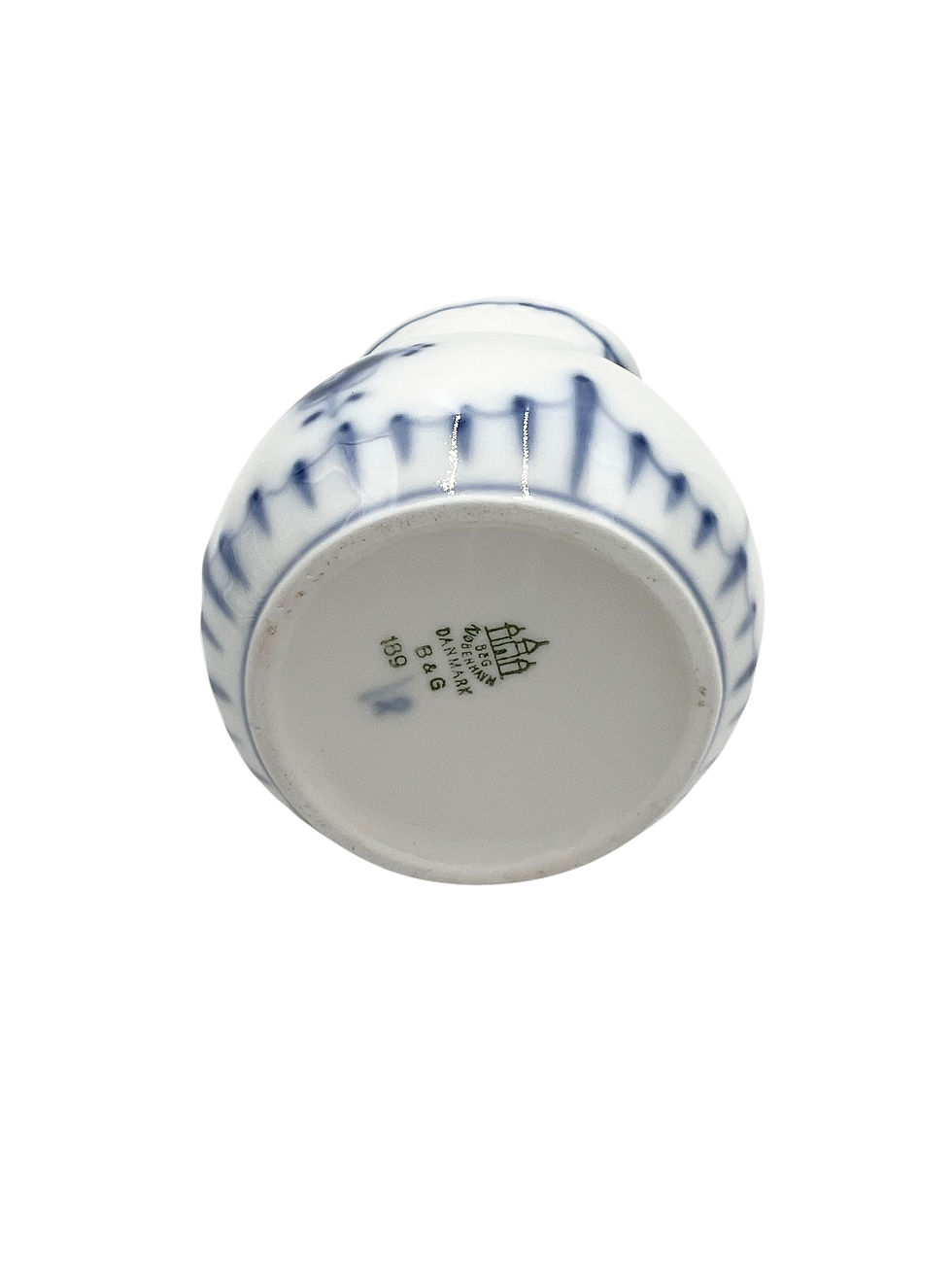 Miniaturebillede: Nr: 189 / 303 - Flødekande - Blåmalet Bing og Grøndahl B&G