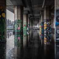 Image0099 - A2-Perini Maurizio-Mortara-Walking under the highway.jpg