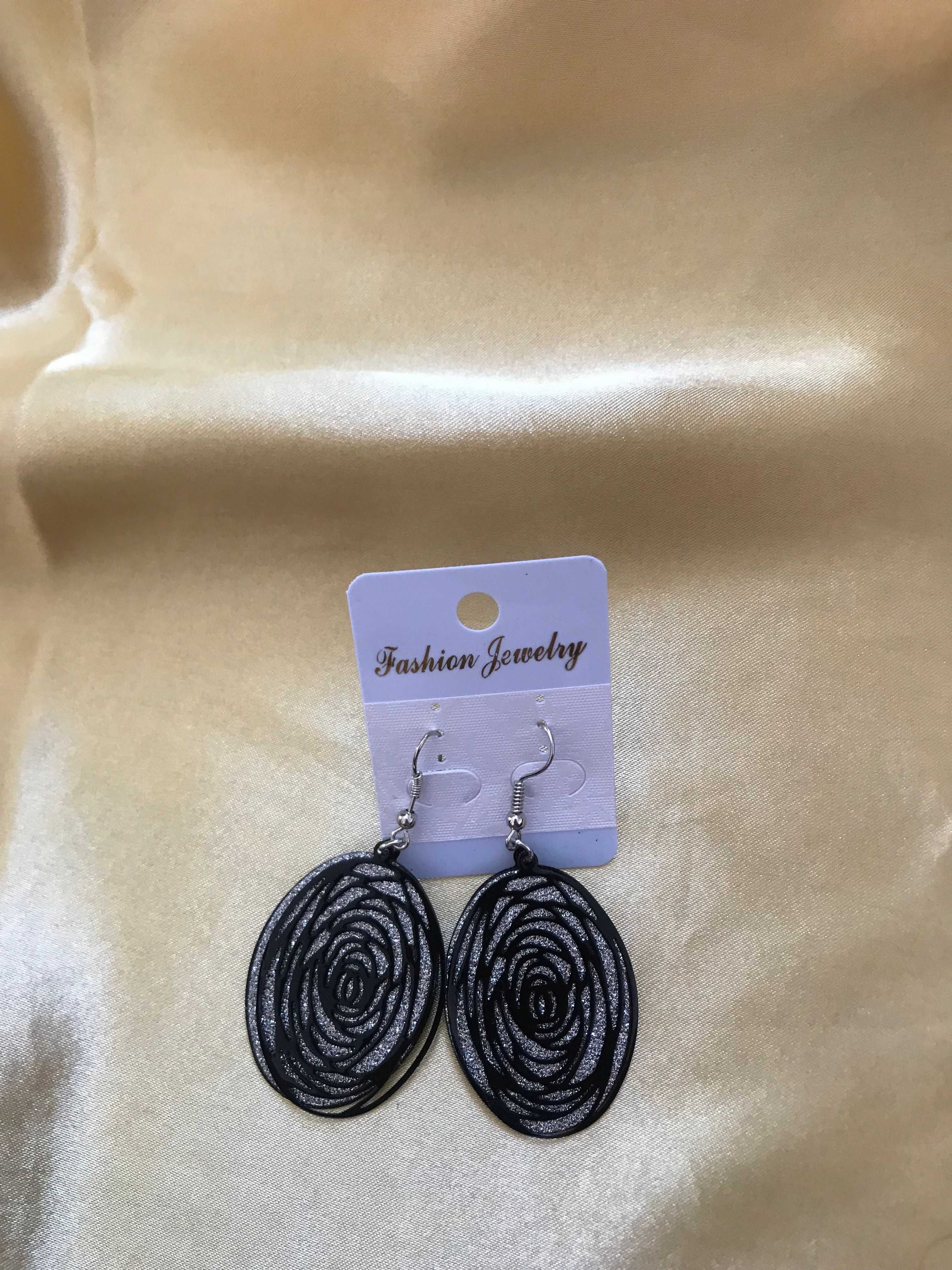 "Selyemspirál" fülbevaló