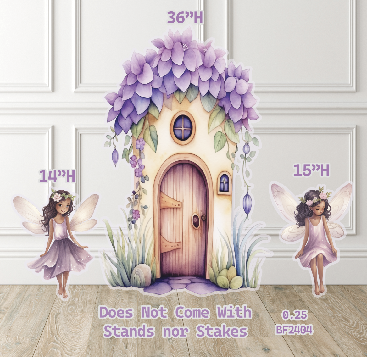 BF2404-QS-V FAIRY HOUSE FAIRIES