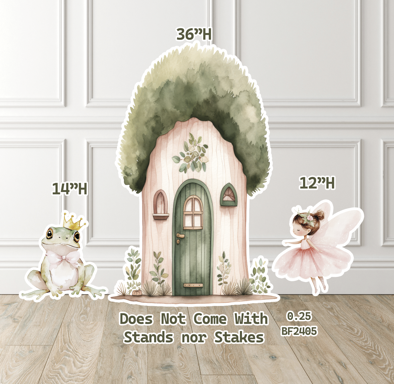 BF2405-QS-V FAIRY HOUSE FROG